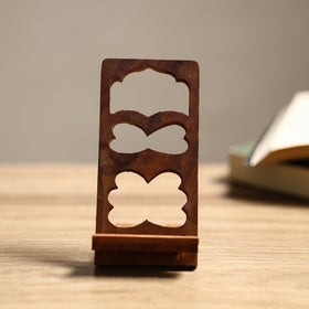  Handcarved Sheesham Wood Mobile Stand 03 