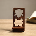  Handcarved Sheesham Wood Mobile Stand 11 