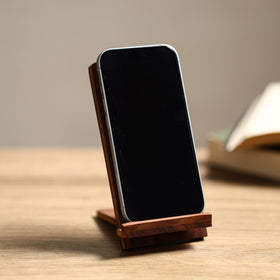  Handcarved Sheesham Wood Mobile Stand 15 