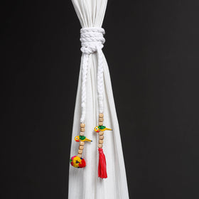 Handcrafted bead work curtain tie backs (set of 2) 02