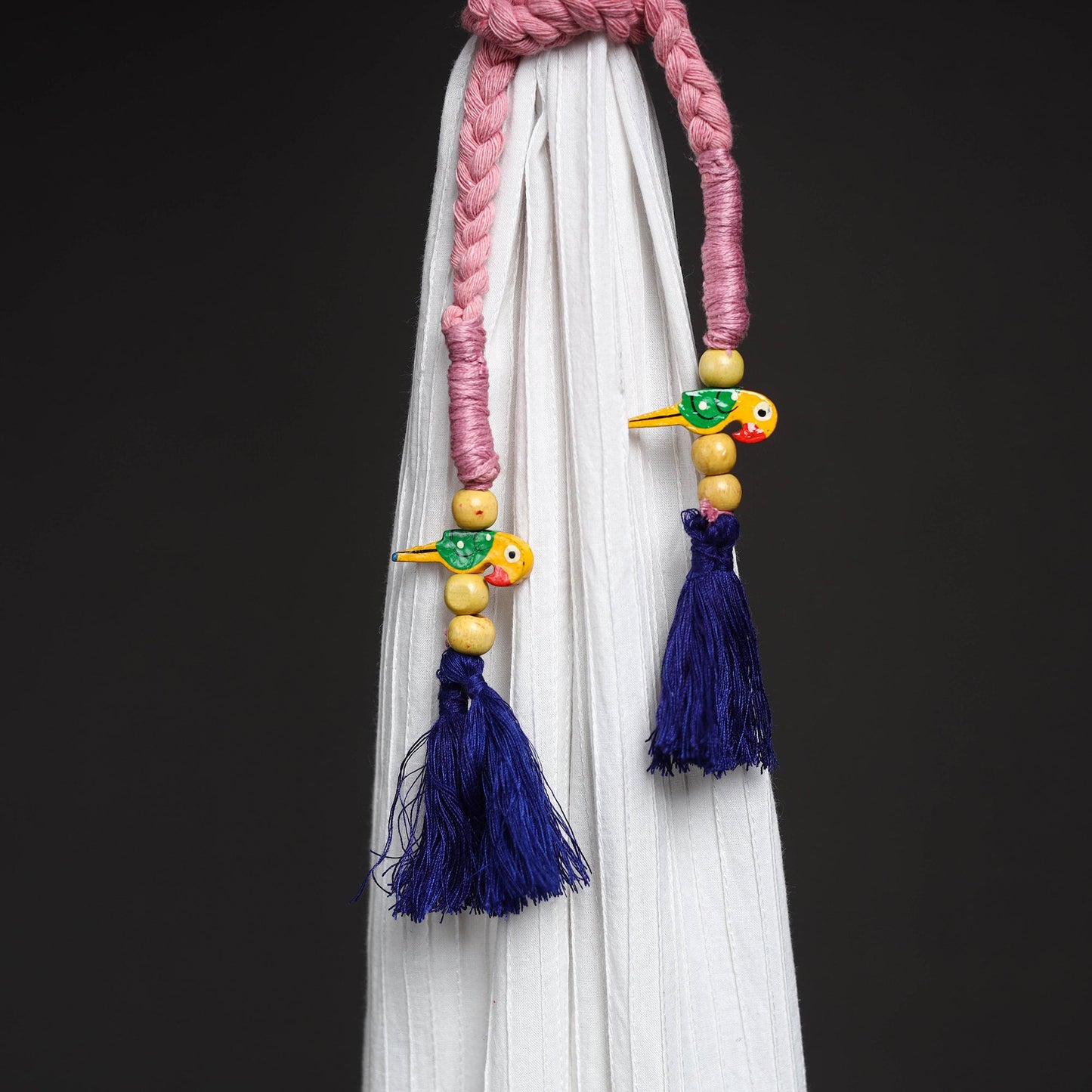 Handcrafted bead work curtain tie backs (set of 2) 05