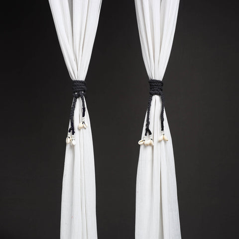 Handcrafted bead work curtain tie backs (set of 2) 08