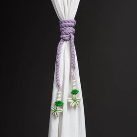 Handcrafted bead work curtain tie backs (set of 2) 11