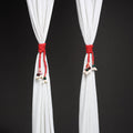 Handcrafted bead work curtain tie backs (set of 2) 18