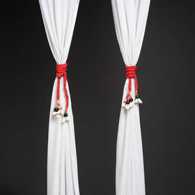 Handcrafted bead work curtain tie backs (set of 2) 18