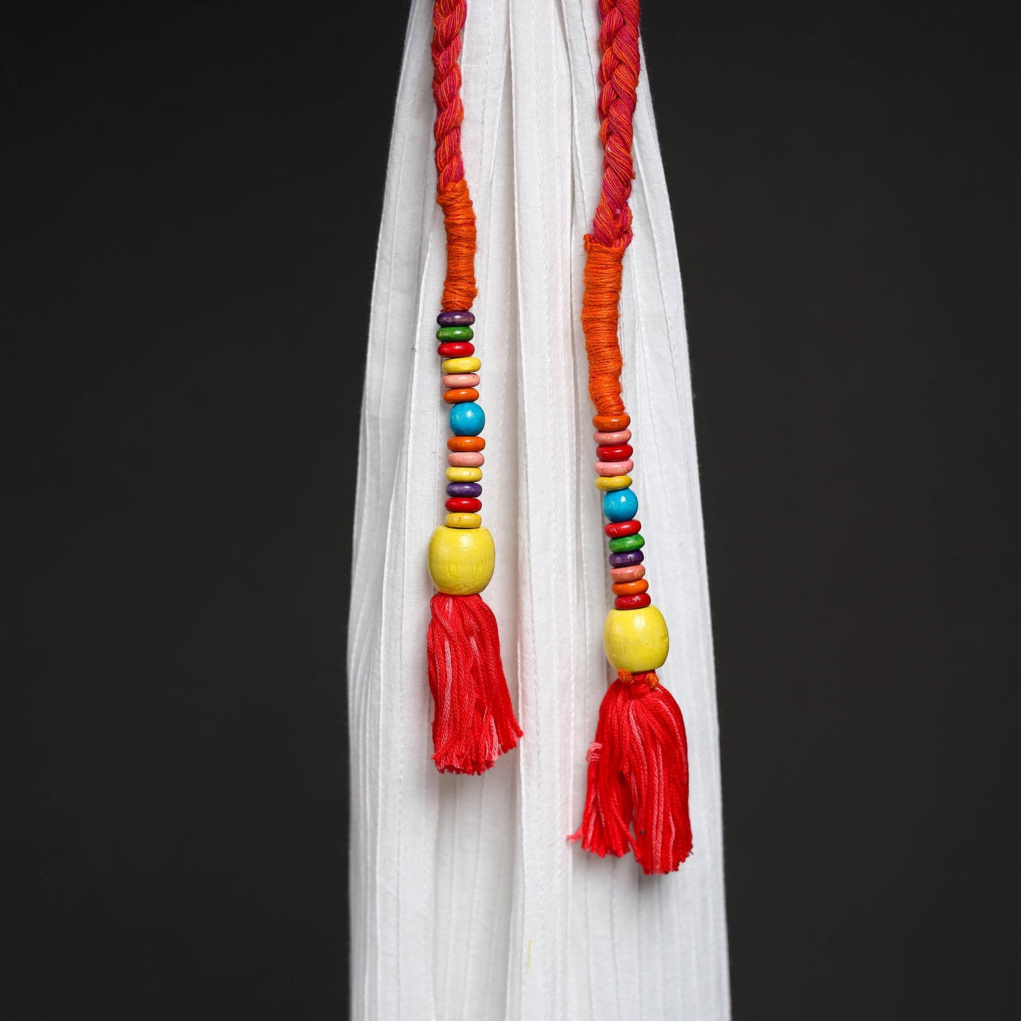  Handcrafted Bead Work Curtain Tie Backs (Set of 2)