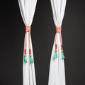 Handcrafted bead work curtain tie backs (set of 2) 23