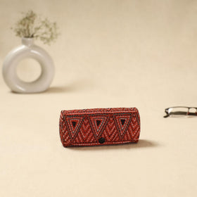 Handcrafted bengal kantha work spectacle case 03