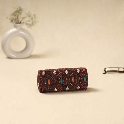Handcrafted bengal kantha work spectacle case 14