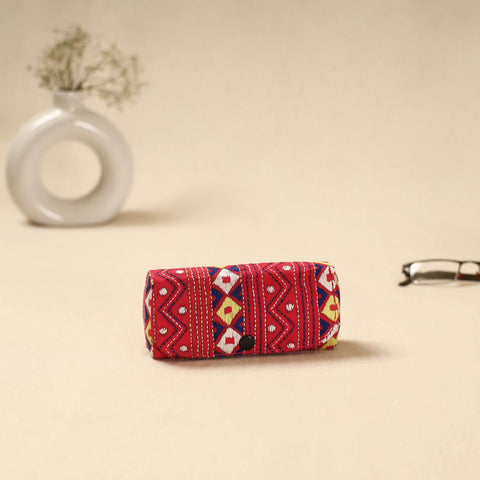 Handcrafted bengal kantha work spectacle case 17