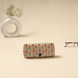 Handcrafted bengal kantha work spectacle case 20