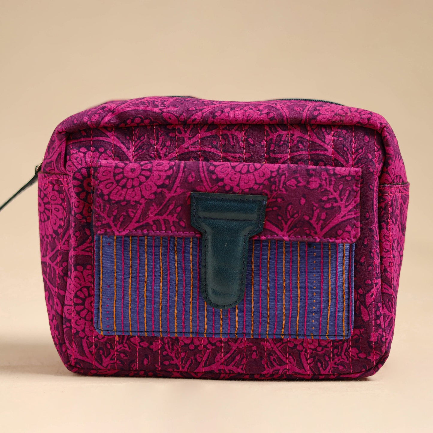 Handcrafted Cotton Multipurpose Toiletry Bag