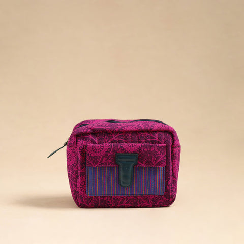 Handcrafted Cotton Multipurpose Toiletry Bag