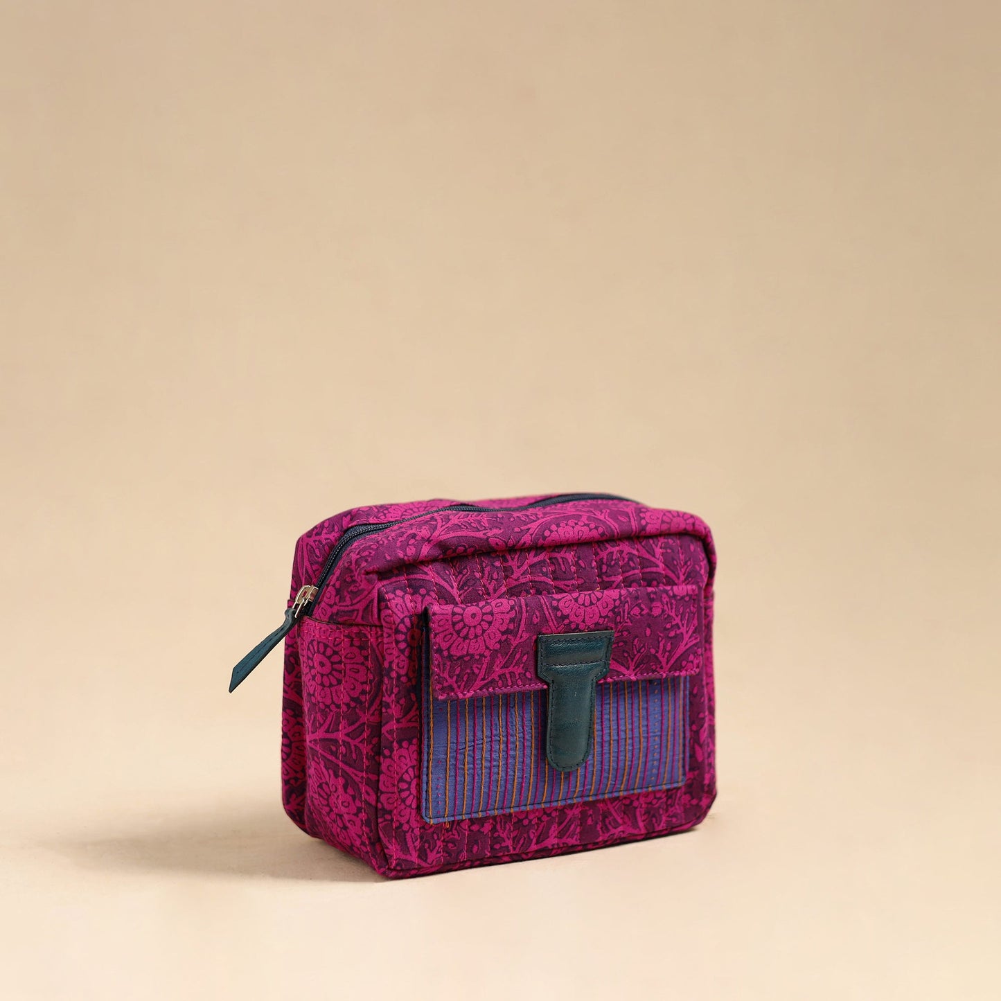 Handcrafted Cotton Multipurpose Toiletry Bag