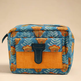 Handcrafted Cotton Multipurpose Toiletry Bag