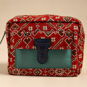 Handcrafted Cotton Multipurpose Toiletry Bag