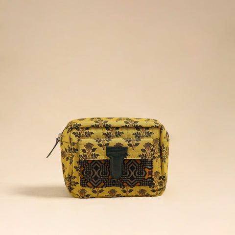 Handcrafted Cotton Multipurpose Toiletry Bag