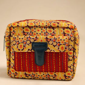 Handcrafted Cotton Multipurpose Toiletry Bag