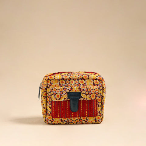 Handcrafted Cotton Multipurpose Toiletry Bag