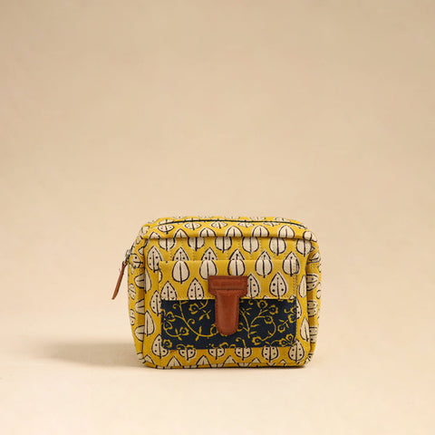 Handcrafted Cotton Multipurpose Toiletry Bag