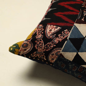Handcrafted Cotton Patchwork Cushion Cover