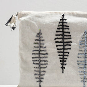  Handcrafted Cotton Recycled Leaf Design Tablet Pouch 