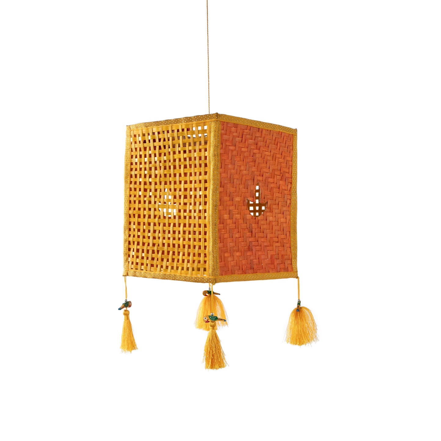 Handcrafted diya bamboo lantern
