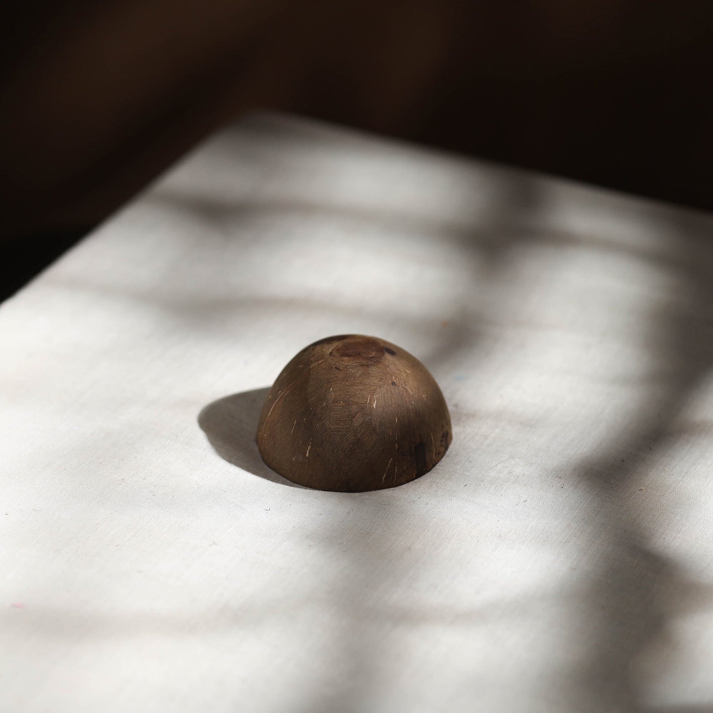 Handcrafted eco-friendly coconut shell marigold soy scented