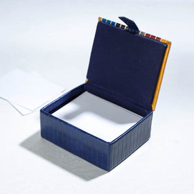  Handcrafted Embossed Leather Card Holder 