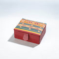  Handcrafted Embossed Leather Card Holder 