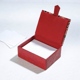  Handcrafted Embossed Leather Card Holder 