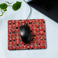  Handcrafted Embossed Leather Mouse Pad 