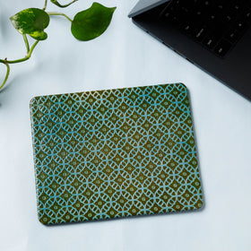  Handcrafted Embossed Leather Mouse Pad 