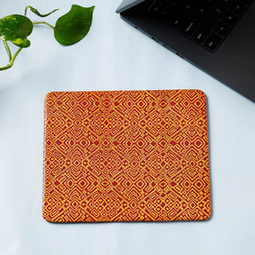  Handcrafted Embossed Leather Mouse Pad 