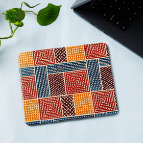  Handcrafted Embossed Leather Mouse Pad 