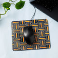  Handcrafted Embossed Leather Mouse Pad 