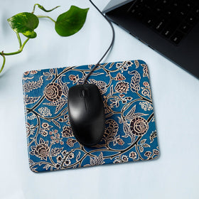  Handcrafted Embossed Leather Mouse Pad 