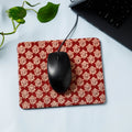  Handcrafted Embossed Leather Mouse Pad 