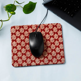  Handcrafted Embossed Leather Mouse Pad 