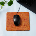  Handcrafted Embossed Leather Mouse Pad 