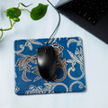  Handcrafted Embossed Leather Mouse Pad 