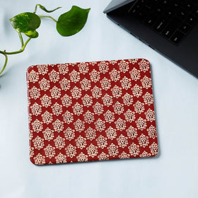  Handcrafted Embossed Leather Mouse Pad 