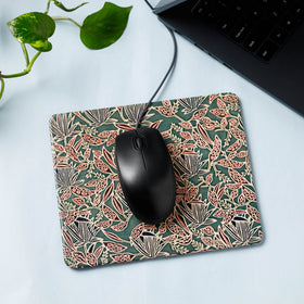  Handcrafted Embossed Leather Mouse Pad 