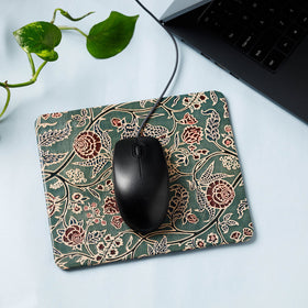  Handcrafted Embossed Leather Mouse Pad 