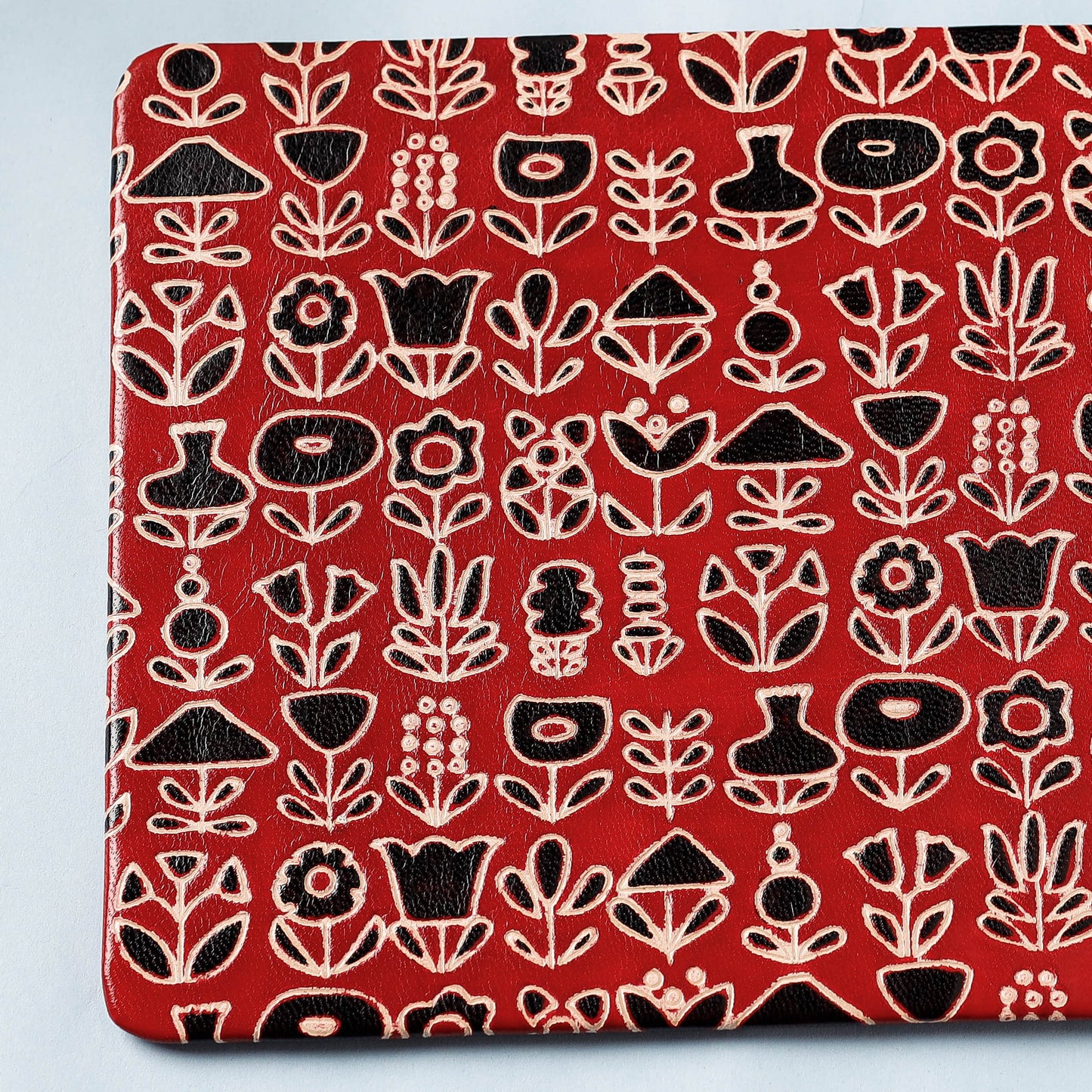  Handcrafted Embossed Leather Mouse Pad 