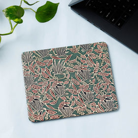  Handcrafted Embossed Leather Mouse Pad 
