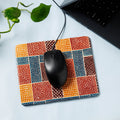  Handcrafted Embossed Leather Mouse Pad 