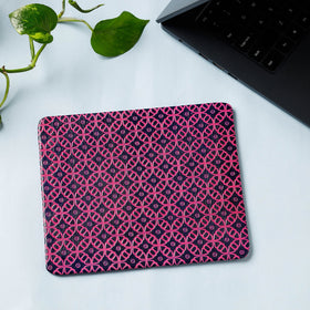  Handcrafted Embossed Leather Mouse Pad 