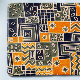  Handcrafted Embossed Leather Mouse Pad 