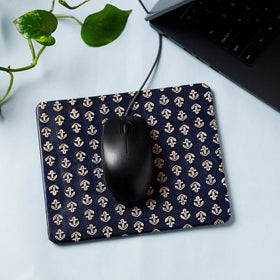  Handcrafted Embossed Leather Mouse Pad 
